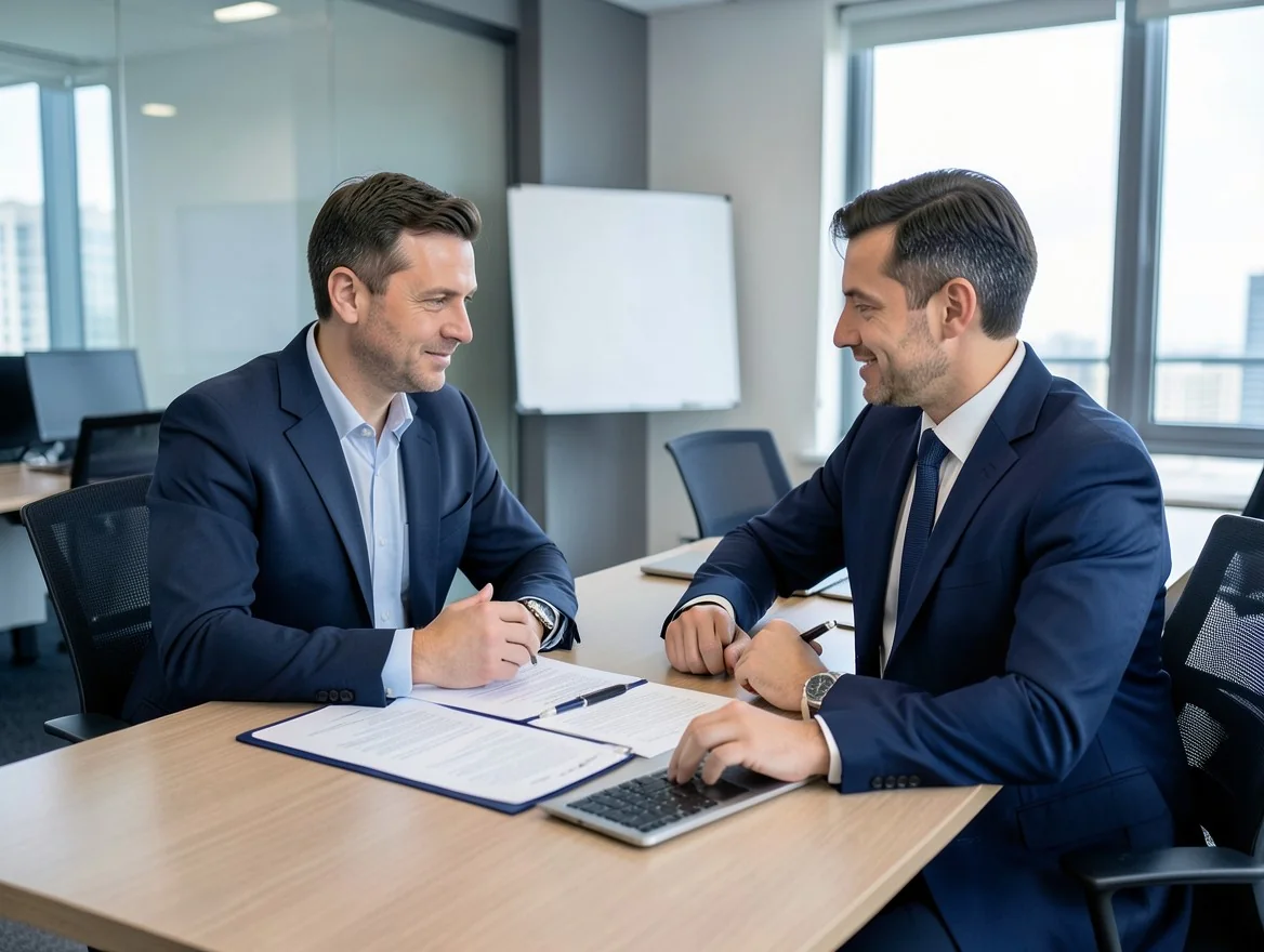 Auditoría y control administrativo: profesionales analizando información empresarial